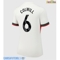 Camisa de time de futebol Chelsea Levi Colwill #6 Replicas 2º Equipamento Feminina 2025-26 Manga Curta